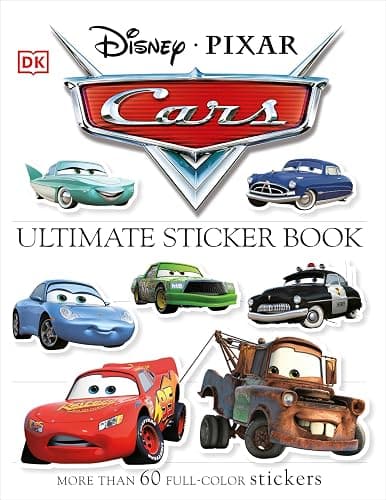 Ultimate Sticker Book: Disney Pixar Cars: More Than 60 Reusable Full-Color Stickers - Image 1