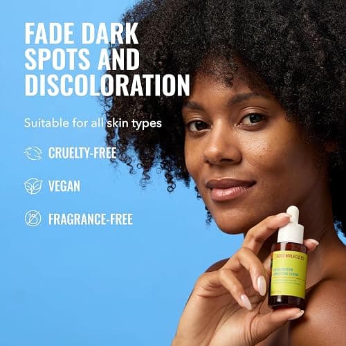 Good Molecules Discoloration Correcting Serum - Serum to Target Dark Spots and Discoloration - Skin Care for Face, 1 fl oz thumbnail 2