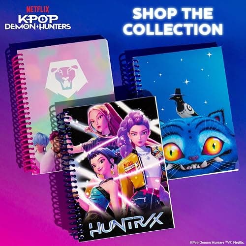 KPop Demon Hunters™ Journal – Saja Boys Edition, 100 Lined Pages, Notebook Measures 5.8 x 8.3, Official K Pop Demon Hunters Merch for K-Pop Fans, Students, Teens thumbnail 6