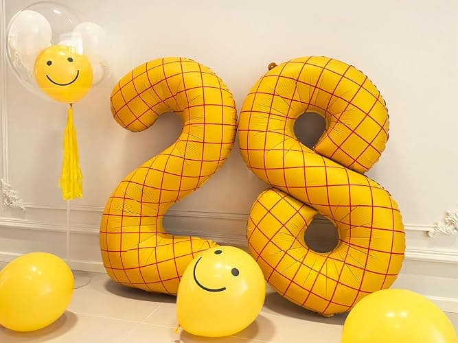 40" Matte Yellow Balloons Toy Inspired Story Theme party Supplies, Number Birthday Decoration, Cowboy Decorations Western, Cowgirl Party Balloon Digital 2 thumbnail 5