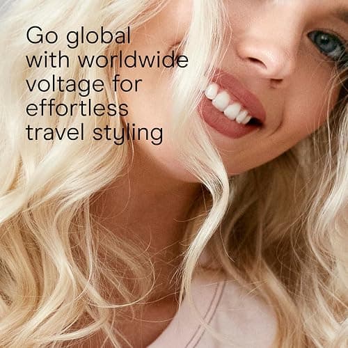 Conair Double Ceramic 1-Inch Curling Iron with Claw Clip, 1-Inch Barrel Creates Classic Curls, Hair Curler for Use on Short, Medium, & Long Hair, White/Rose Gold thumbnail 6