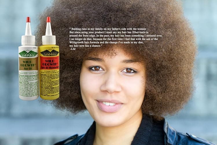 Wild Growth Hair Oil - 4oz/118.291ml by Wild Growth | Concentrated coconut, olive and jojoba blend thickens thin edges; use a few drops at a time thumbnail 4
