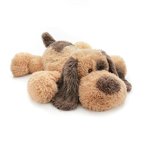 WEIGEDU Floppy Stuffed Dog Puppy Plush Toy, 20 inch, Brown | Huggable Beagle Labrador Retriever Stuffed Animal Dogs, Lying Down, Super Soft, for Kid Girl Boy Baby Christmas Birthday Gift - Image 1