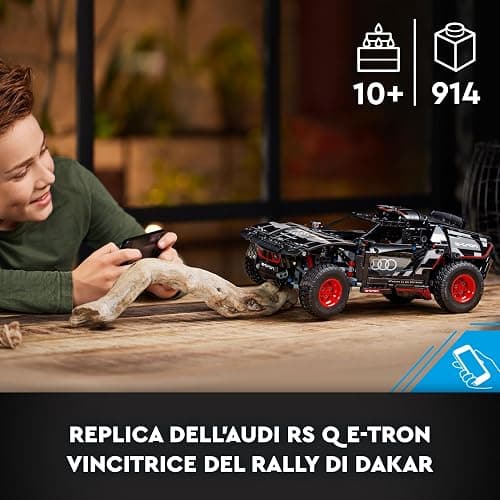 LEGO Technic Audi RS Q e-tron 42160 Advanced Building Kit for Kids Ages 10 and Up, This Remote Controlled Car Toy Features App-Controlled Steering and Makes a Great Gift for Kids Who Love Engineering thumbnail 3