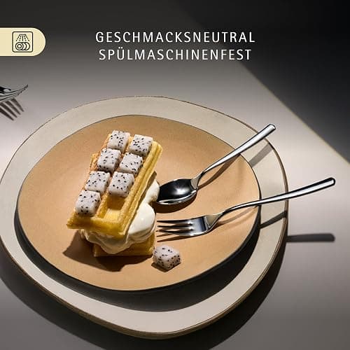 WMF Boston Besteck Set 12 Personen, Essbesteck 60 teilig, Monobloc-Messer, Cromargan Edelstahl poliert, glänzend, spülmaschinenfest thumbnail 5