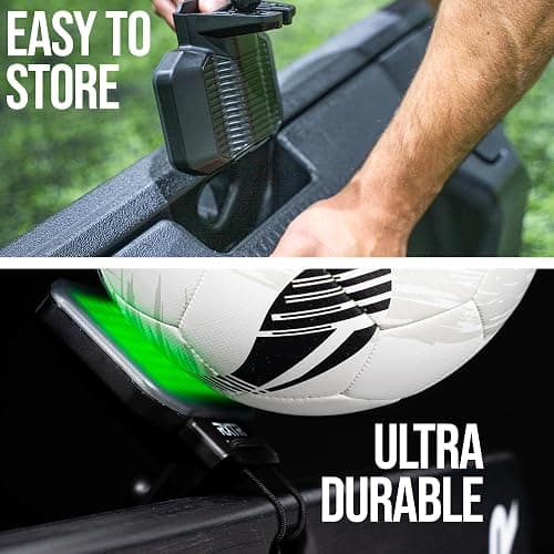 QuickPlay RXTR Pro Coach System - Smart Light & Football Rebounder | Reaction lights flash, Rebound board included, Real-time score tracking, Pre-loaded drills, USB-C rechargeable thumbnail 9