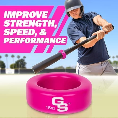 GoSports Baseball and Softball Bat Weight – 16 oz Bat Donut for Youth and Adult, Baseball & Softball Bat Accessories thumbnail 2