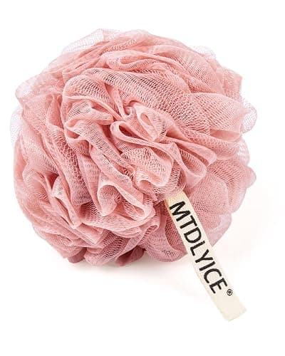 MTDLYICE Loofah Sponge, XXL Large Loofah 100g 4 Pack, Bath Sponge Soft Mesh Shower for Men, Body Scrub, Shower Pouf Bath Accessories, for Body Wash, Soap (Red Soil) thumbnail 6
