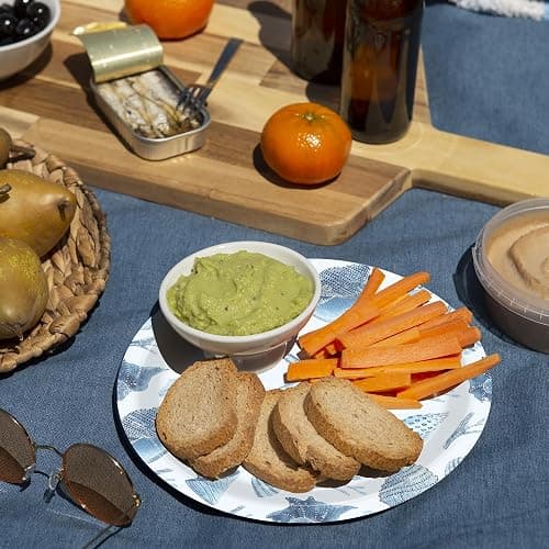 140 Pcs Ocean Seashell Beach Party Decorations Beach Theme Party Supplies Seashell Disposable Plates Paper Plates Napkins Forks for Kids Summer Birthday Baby Shower Serves 20 thumbnail 2