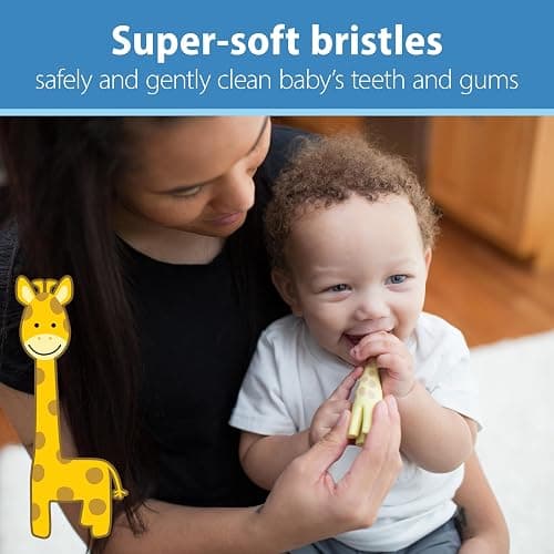 Dr. Brown's Infant-to-Toddler Toothbrush, Giraffe thumbnail 2