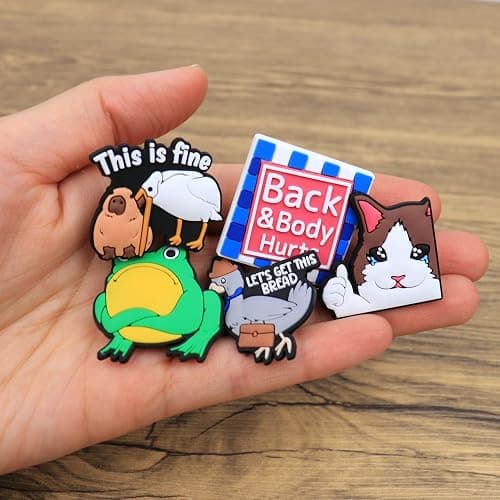 25PCS Funny Shoe Charms Set Cool Fun Accessories for Men Women Girls Boys Teens Meme Sarcastic Charm Humor Meme Silly Goose Clog Decor for Shoes Witty Goofy Hilarious Gift thumbnail 3