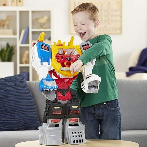 Power Rangers Playskool Heroes Power Morphin Megazord, 2-in-1 Converting Playset, 2-Foot Megazord with Lights and Sounds, Kids Ages 3 and Up (Amazon Exclusive) thumbnail 8
