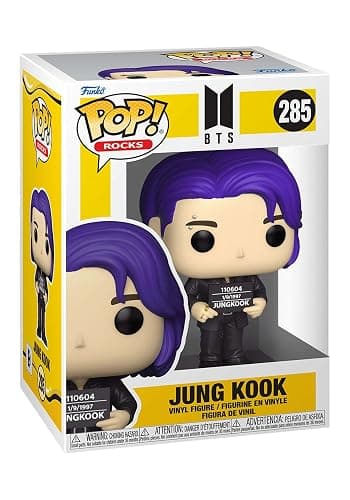 Funko BTS Jungkook Rocks Vinyl Figur 285 Unisex Pop! Standard Vinyl Band-Merch, Bands, Musik thumbnail 3