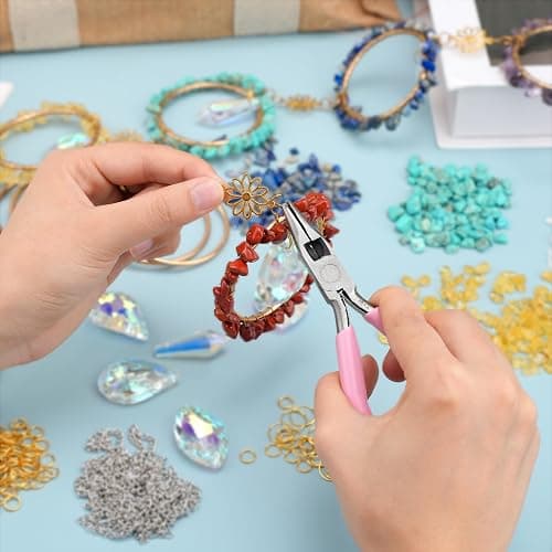 7 Chakra Sun Catcher Kit for Adults DIY Crystal Suncatcher Ornaments with Healing Stones, Window Hanging Arts and Crafts, Suncatcher Making Supplies Kit Hanging Ornaments Decor for Home Gifts thumbnail 7