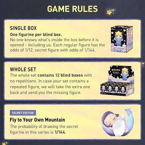 POP MART NYOTA Growing up by Your Way Series Action Figures Blind Box, 1PC | Nyota Figure Mystery Box, Cute Collectible Action Toy, Charming Desk Decor, Gift Idea for Teens, Shelf Display, Room Decor thumbnail 4