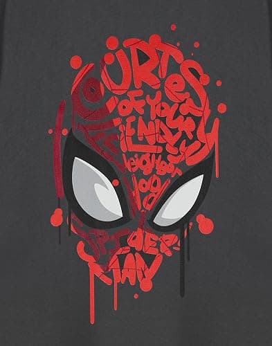 Marvel Spiderman Short Sleeved T-Shirt | Friendly Neighbourhood Spiderman Matching Kids & Adults Tee | Merchandise Gift thumbnail 6