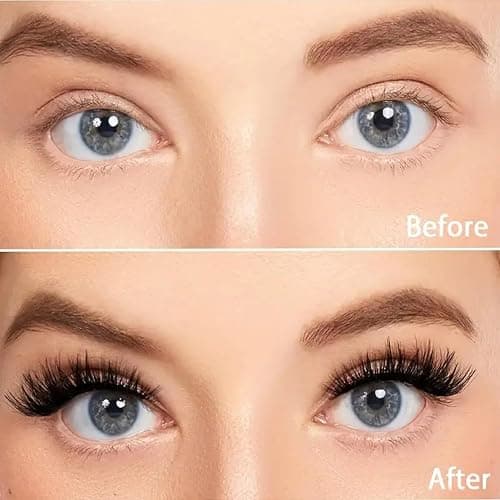 Bransfy Lash Clusters Kit 50D 60D 80D 100D 120D 150D Eyelashes Clusters Kit 8-16mm Individual Lash Extension Kit D Curl Fluffy False Eyelashes with Tweezer Bond and Seal DIY at Home (Kit 50D-150D) thumbnail 7