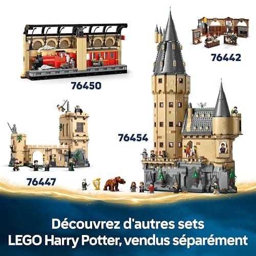 LEGO Harry Potter Le Château De Poudlard : Le Cours De Botanique - Jeu De Construction Modulaire - Minifigurines De Neville, Hermione & Prof. Chourave - 3 Mandragores - Cadeau Fille Dès 8 Ans 76445 thumbnail 10