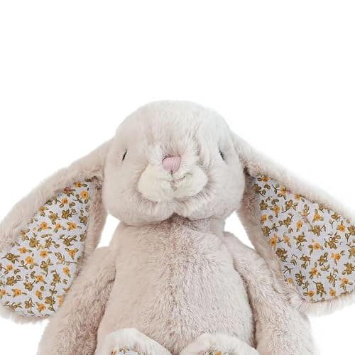 DILLY DUDU Blossom Bunny Rabbit Stuffed Animal Plush Toy Best Gifts 10-Inch（Beige） thumbnail 3