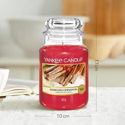YANKEE CANDLE Candele In Giara, Cannelle Scintillante, Grande thumbnail 3
