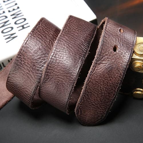 KEECOW Men's 100% Italian Cow Leather Belt thumbnail 4