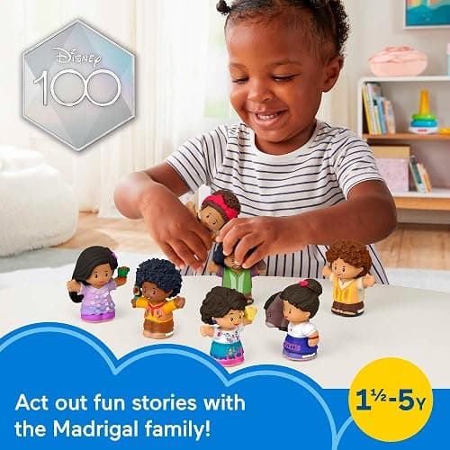 Fisher-Price Little People Toddler Toys Disney Encanto Figure Set, 7 Characters for Preschool Kids Ages 18+ Months thumbnail 3