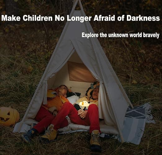 HAPPYBAG Kids Night Light,Cute Soft Silicone Dog Lamp Dimmable Nursery Portable Puppy Kawaii Lamps,Bedside Lamp for Baby and Toddler,Boy Girls thumbnail 3