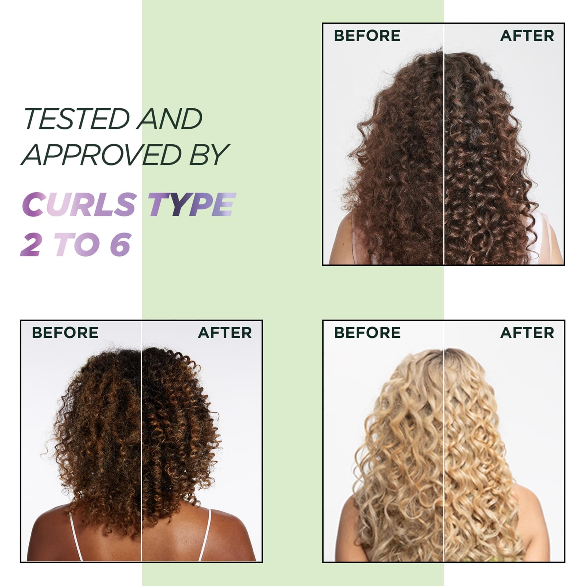 Garnier Fructis Curls Method Pre-Shampoo Treatment, for Wavy, Curly & Coily Hair, Detangles & Preps Hair for Wash, Enriched with Hyaluronic Acid & Shea Butter, No Silicones, 200ml thumbnail 3