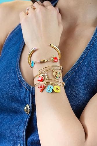 Alex and Ani School-Themed Charm Bracelet for Women - Ideal Gift for Teachers & Students thumbnail 8