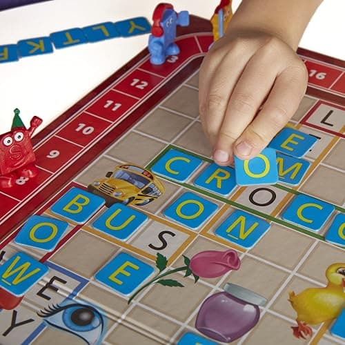 Hasbro Gaming Scrabble Junior Board Game | 2-4 Players | Family Educational Word Games for Kids | Back to School Gifts for Classroom | Ages 5+ thumbnail 5
