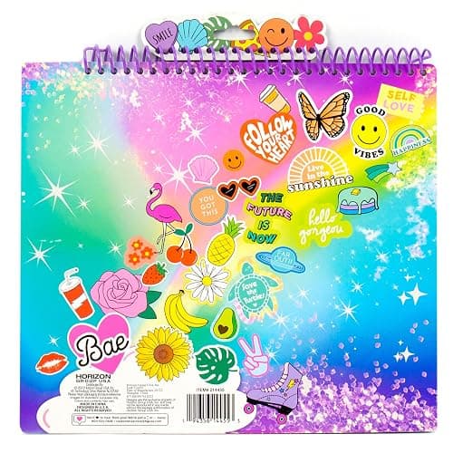 Just My Style Pop & Color Sketchbook, Creative Fidget Sketchbook and Pen Set, Great Weekend Activity, Includes Cute Puffy Stickers & Mindfulness Activity Book for Kids Ages 6, 7, 8, 9 thumbnail 7
