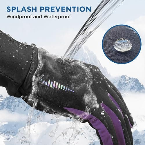 SIMARI Kids Winter Gloves Touchscreen Warm Thermal Water-Resistant for Boy Girl Running Cycling Snow Skiing in Cold Weather thumbnail 4