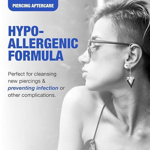 H2Ocean Sea Salt Body Piercing Spray - Saline Piercing Spray for Piercings & Body Modifications - Drug-, Preservative- & GMO-Free Vegan Piercing Aftercare - 6 oz thumbnail 4