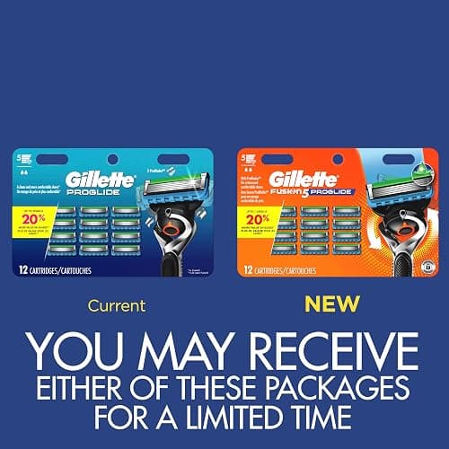 Gillette Fusion5 ProGlide Men's Razor Blade Refills, 12 Count, Mens Blades thumbnail 2