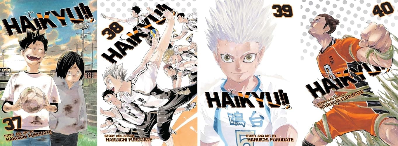 Haikyu!! Series, Complete (Vol. 1-45) Manga Set, by Haruichi Furudate (45 Books) thumbnail 8