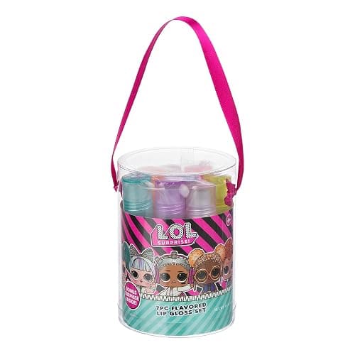 L.O.L. Surprise! Party Favors - 7PC Lip Gloss Canister with Bonus Stickers Party favor thumbnail 7