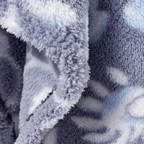 Vera Bradley Women's Fleece Plush Shimmer Throw Blanket, Frosted Lace Pink, 80 X 50 thumbnail 3