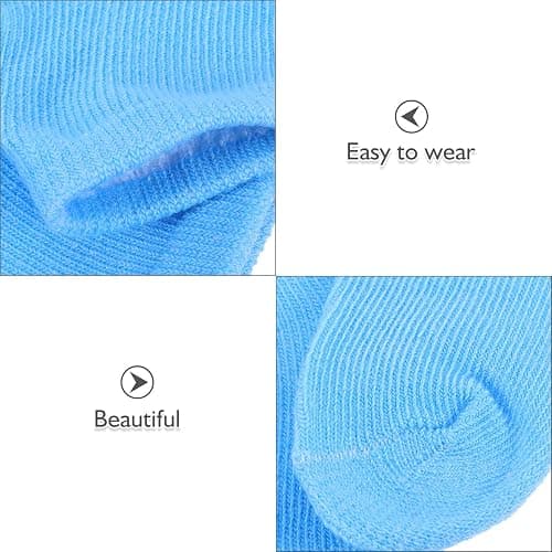 Garneck 8 Pairs Baby Doll Socks for 18 Inch Dolls: Mini Colorful Sock Shoes Style Dollhouse Clothes Accessories Soft Stretch Knit Pretend Play Dress Up Dollhouse Decor Puppet Play thumbnail 7