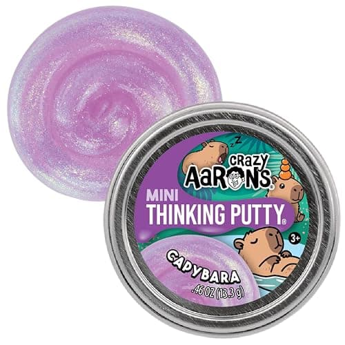 Crazy Aaron’s Mini Putty Tins Animal & Pop Collection – Capybara, Blobfish & Country Pop – 3 Pack (.46 oz Each) – Stretchy Sensory Fidget Toy Set – Ages 3+ thumbnail 2