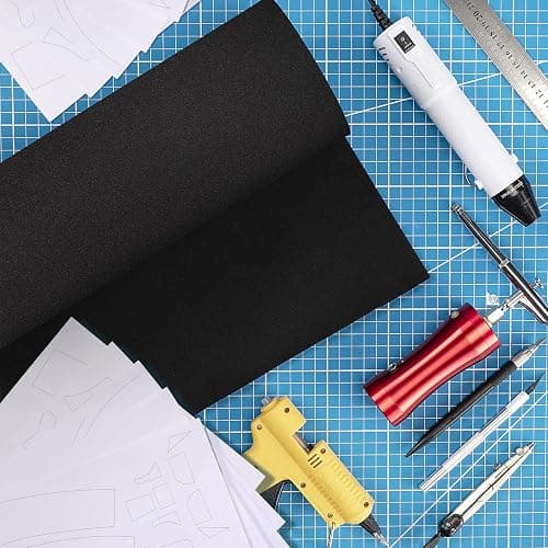 Black Eva Foam Sheet roll,Premium eva Craft Foam 10mm Thick,13.9" x 39", High Density 86kg/m3 for Halloween Cosplay Costume, Crafts, DIY Projects by MEARCOOH thumbnail 2