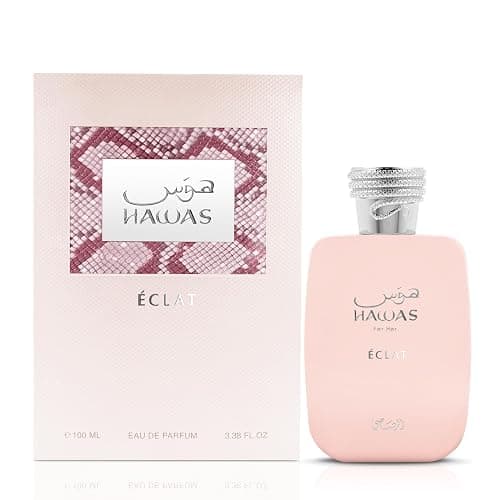 Rasasi Hawas Eclat for Women Eau de Parfum Spray, 3.4 Ounce - Image 1