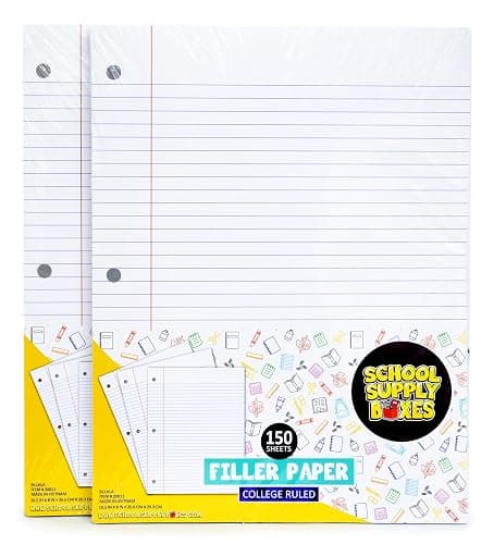 High School Writing Bundle | 1 Box - 51 Pieces per Box | School Supply Boxes - Back to School Essentials | Includes Composition Books, Loose Leaf Paper, Index Cards, 12 ct. Pens & More - 1 Box thumbnail 4