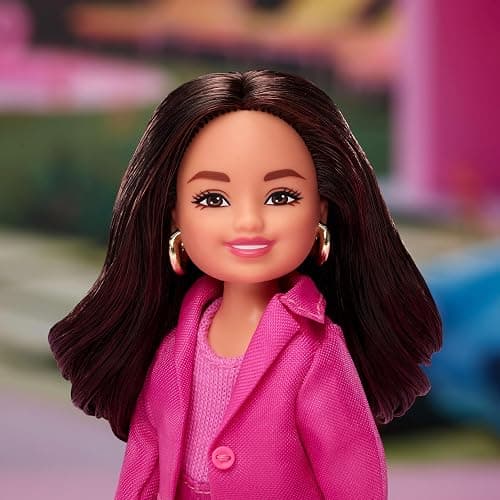 Barbie The Movie Chelsea Collectible 4-Pack Dolls, Includes, Ken, President, Gloria Characters with Removable Outfits, JBH77 thumbnail 5