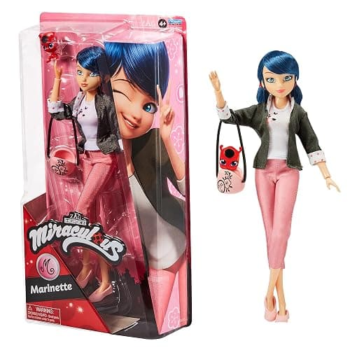 BANDAI Miraculous: Tales of Ladybug & Cat Noir - Marinette 26cm Fashion Doll with Accessories - Image 1