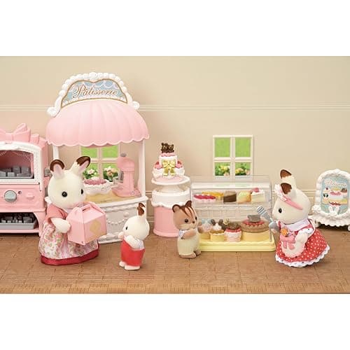 Sylvanian Families - Le Coffret pâtisserie - Set + 30 Accessoires - Plongez dans l'univers de la Famille Sylvanian - Figurines Miniatures - Jouet Enfant 3 Ans et + - 5807 thumbnail 2