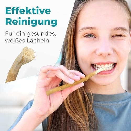 BLISSANY Miswak Brush - Natürliches Zahnputzholz für strahlend Weiße Zähne - Vegan und Umweltfreundlich - 5er Pack thumbnail 4