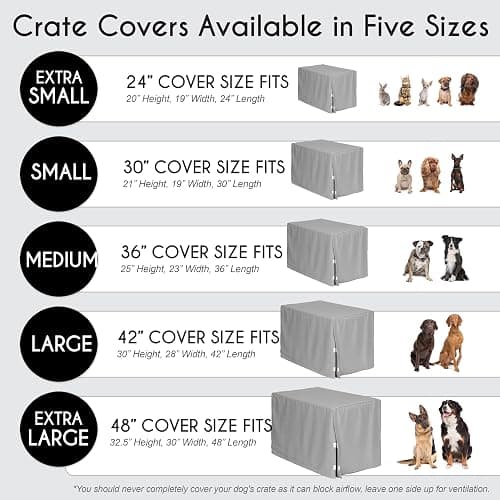 Sweet Jojo Designs 48in. Large Dog Crate Cover (White and Grey Stripe) Pet Cage, Kennel Covers (Modern, Neutral, Contemporary, Striped, Elegant, Pinstriped, Minimalist, Gray Stripes) thumbnail 6