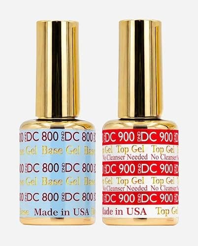 DND Base Gel & Top Gel No Cleanse Duo | Professional UV/LED Base Coat & No Cleanse Top Coat Set, Glossy Chip-Free Finish, Long Lasting Wear, Easy Soak Off Removal thumbnail 10