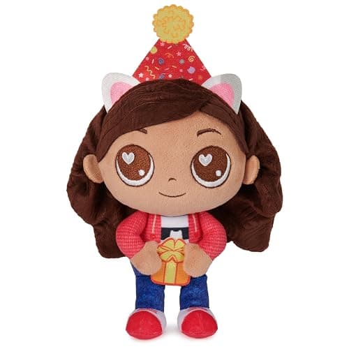 Gabby’s Dollhouse, Celebration Series 9-Inch Tall Gabby Girl Plushies, Kids Toys for Girls & Boys Ages 3 and Up - Image 1