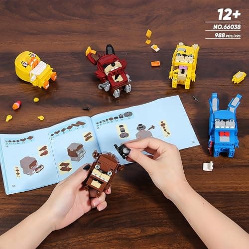 Thcbme Security Breach Building Block Toy, 5 Characters Action Figure, Horror Game Toys Merch Building Set Toy, 988Pcs thumbnail 2
